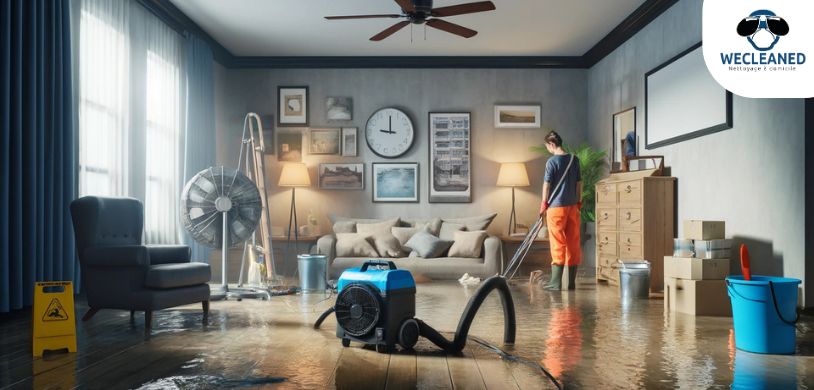 enlever l’humidité après une inondation