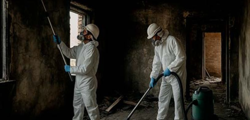 nettoyage après un incendie