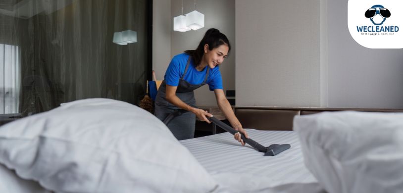 nettoyage de chambre d’hôtel