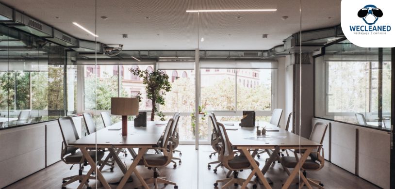 Nettoyage des open-spaces hybrides