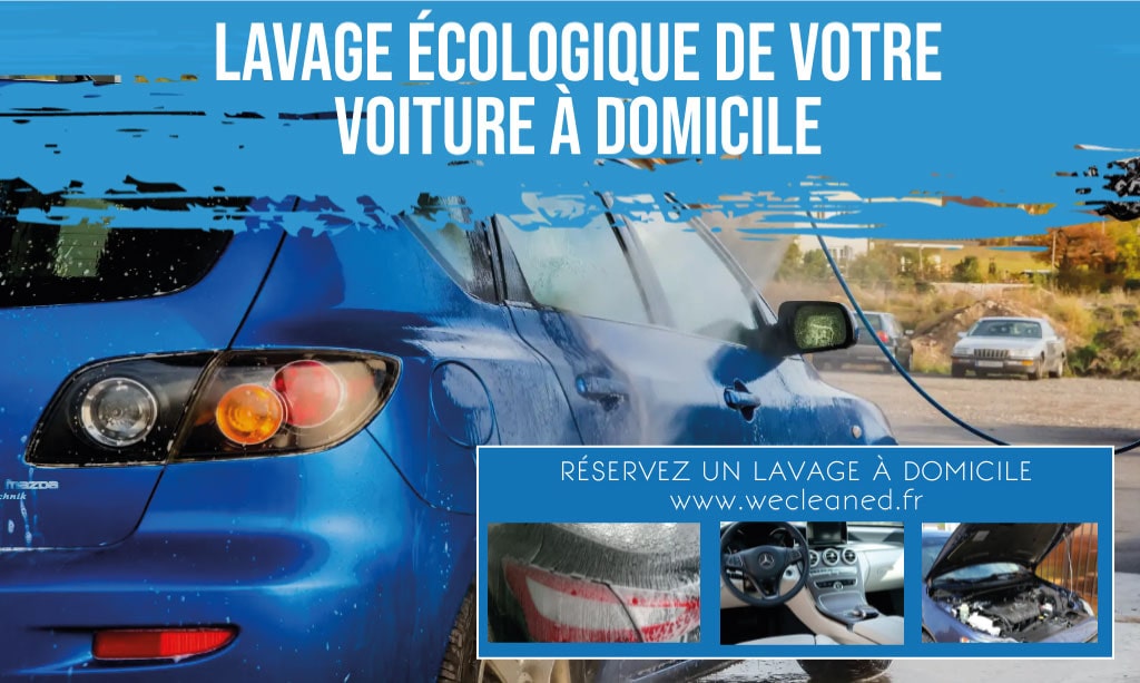 lavage auto sans eau à domicile