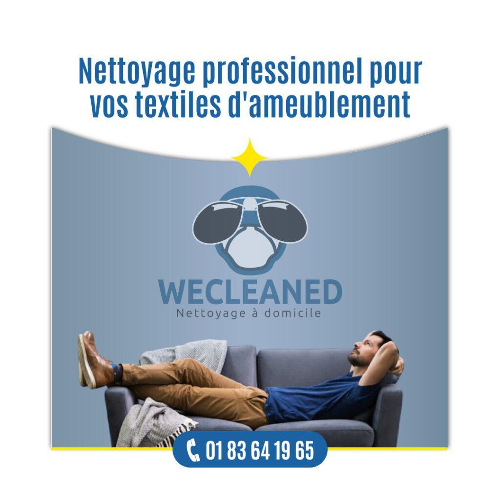 Nettoyage tissus d'ameublement pour professionnels