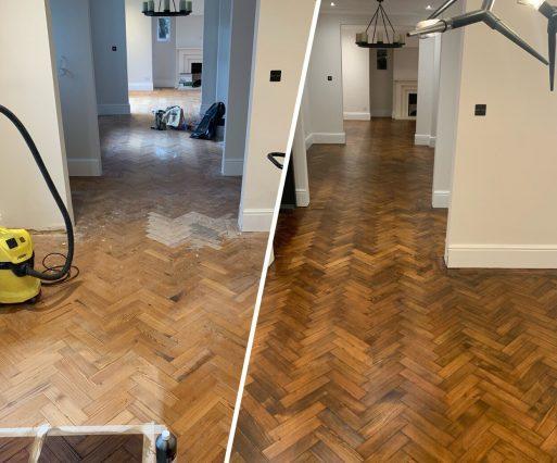 Ponçage de parquet à Paris