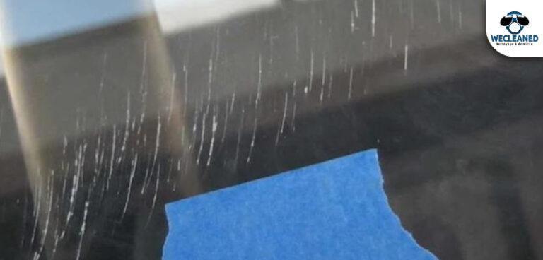 Comment effacer rayure sur une vitre?