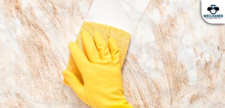 Comment nettoyer du marbre jauni?