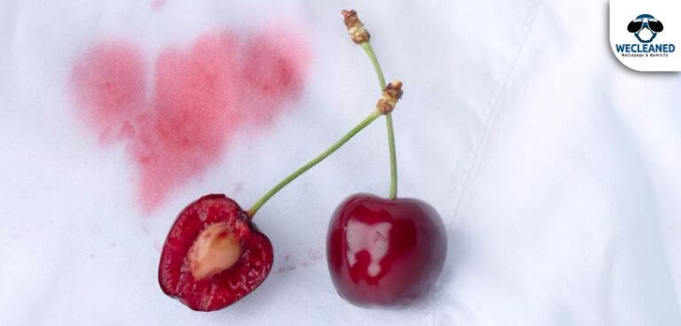 Comment enlever une tache de cerise ?