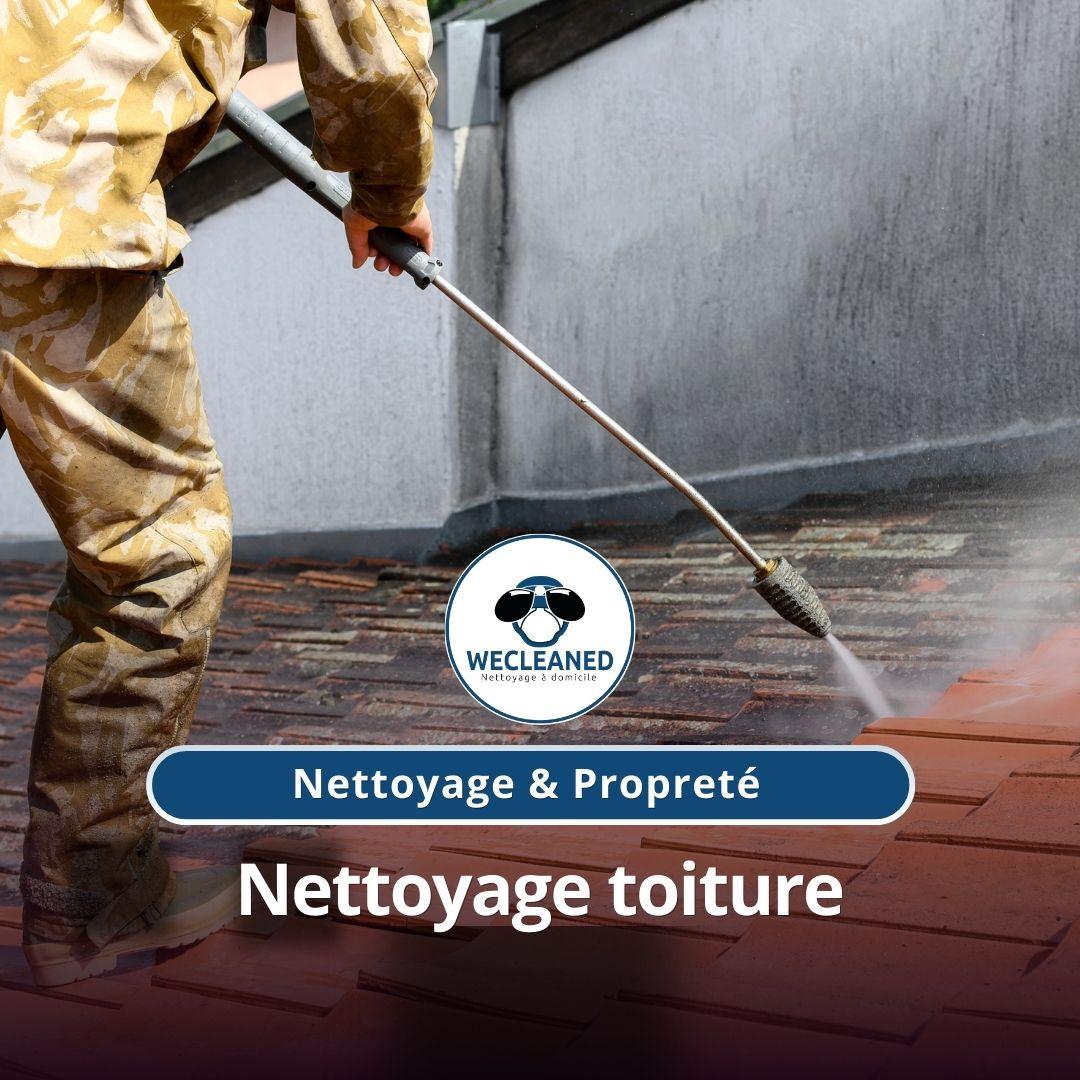Nettoyage toiture a la haute pression
