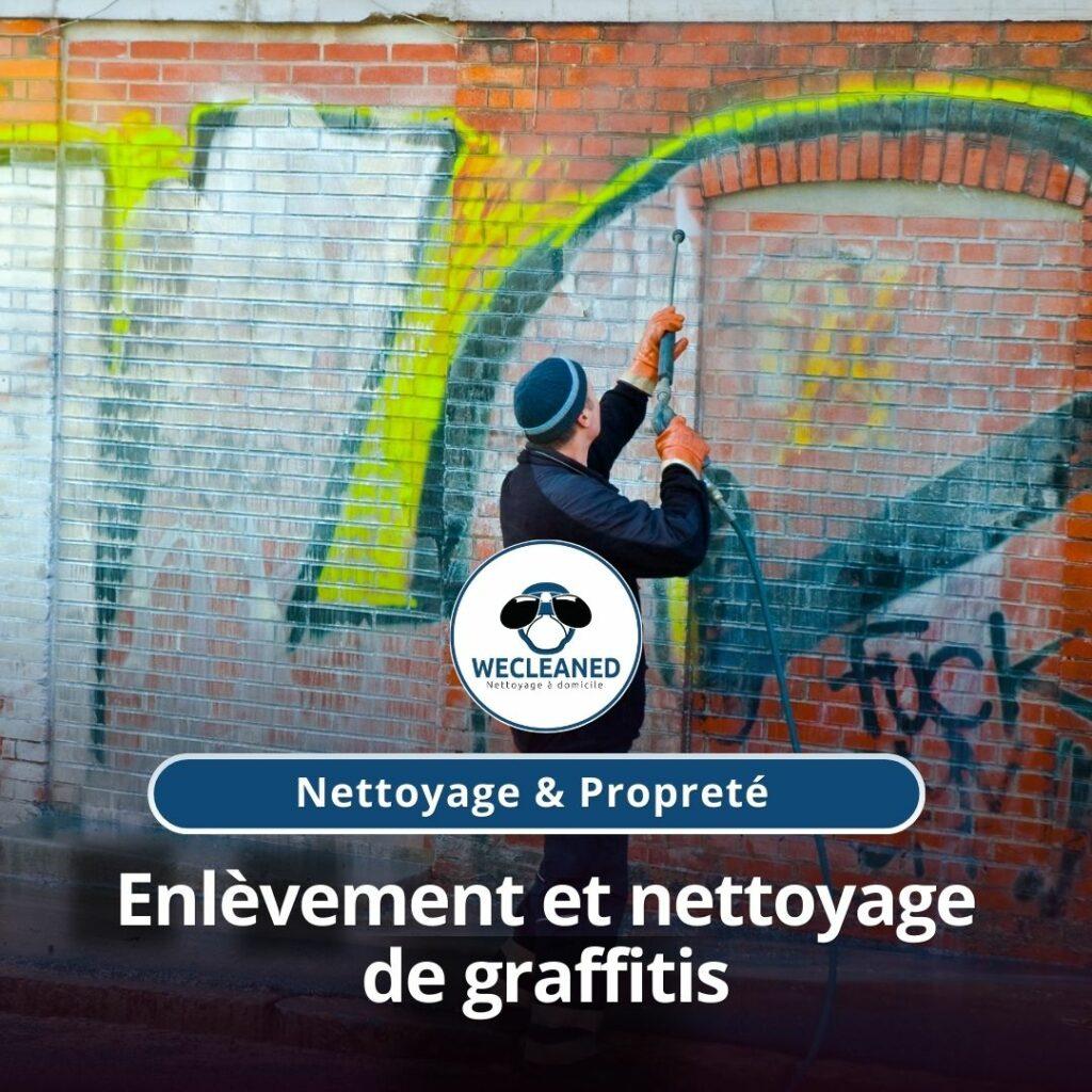 Enlèvement et nettoyage de graffitis Paris (75)