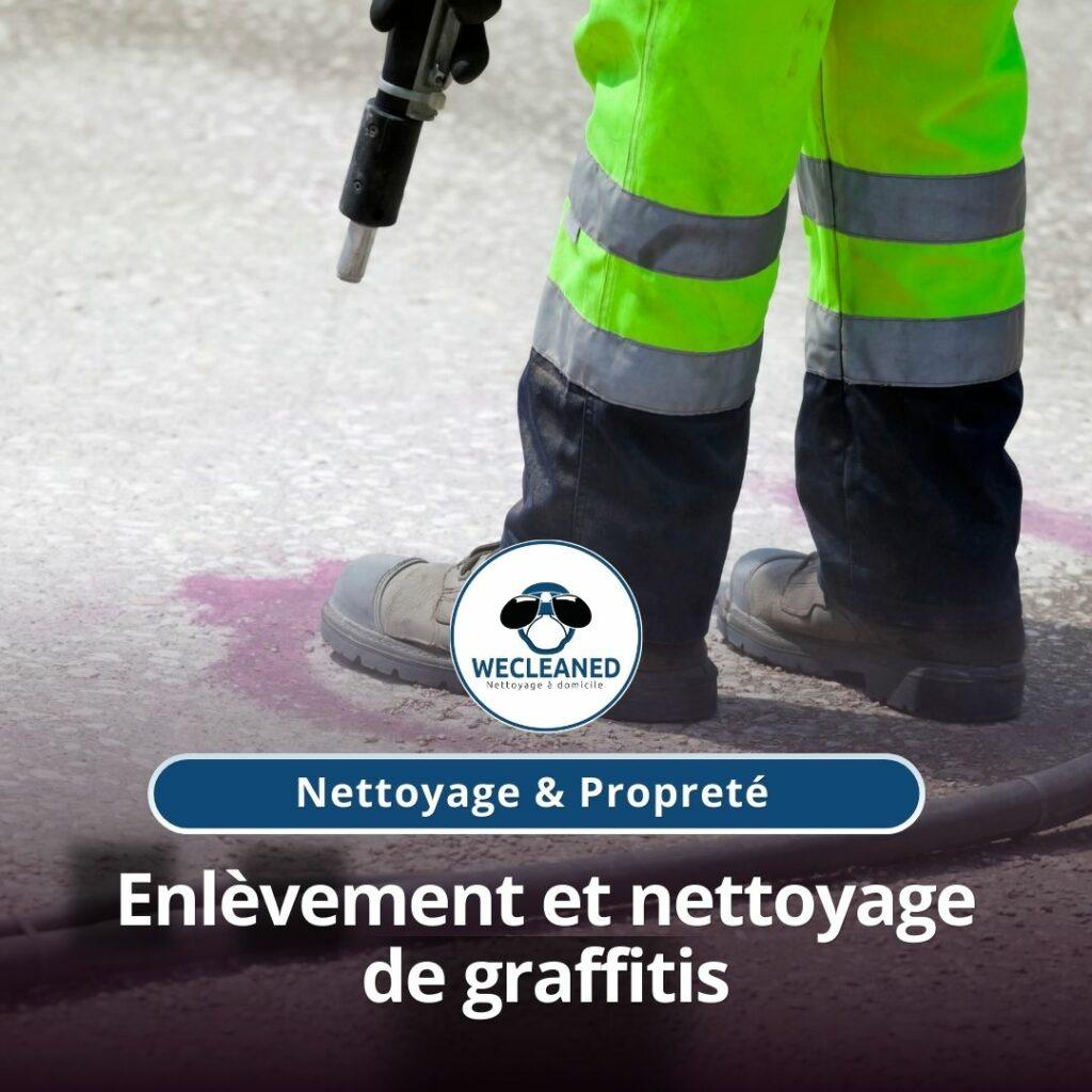 Enlèvement et nettoyage de graffitis Paris (75)