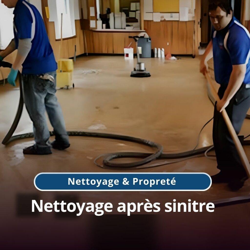 Nettoyage après sinistre