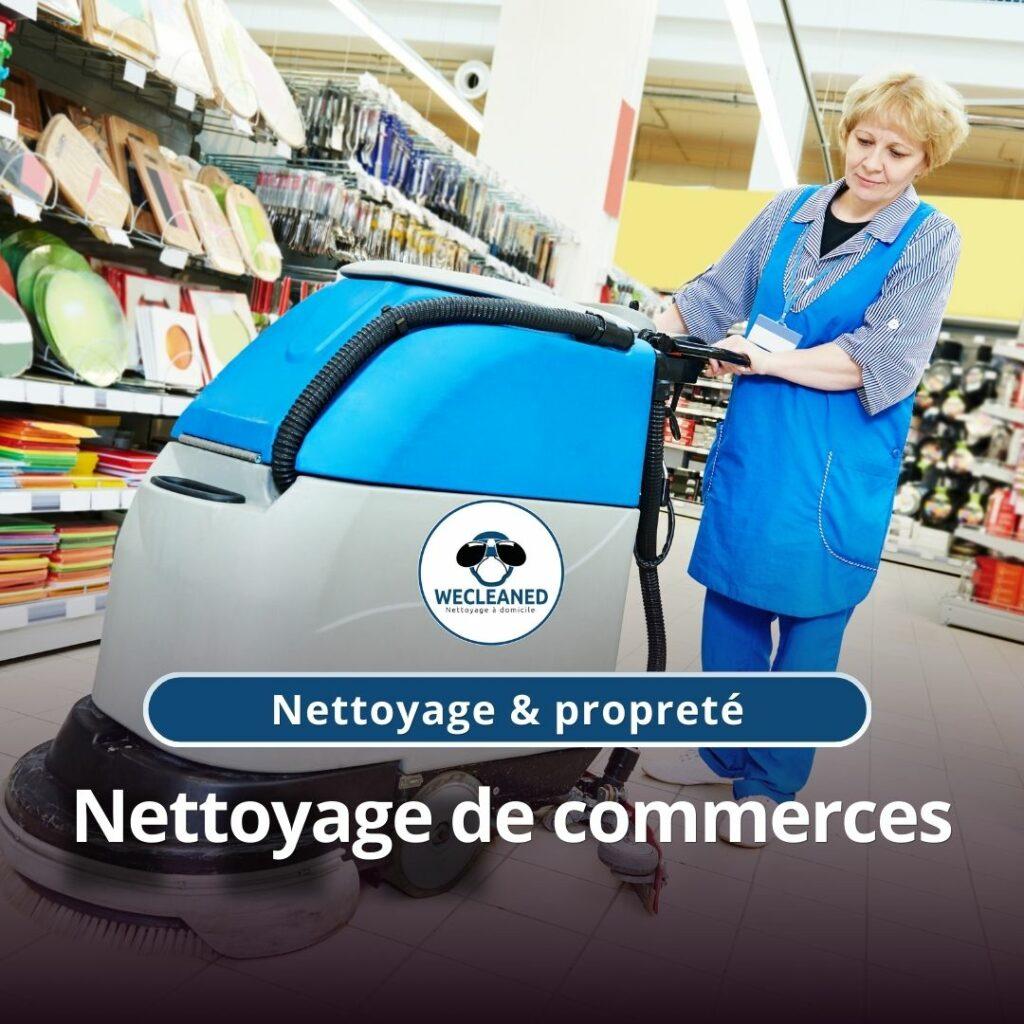 Nettoyage magasin et commerce Goussainville 95190