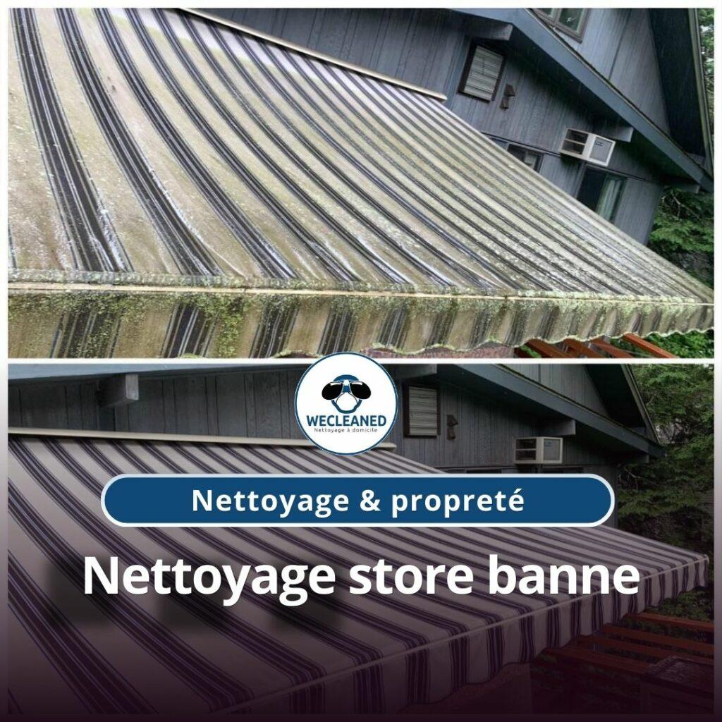 Nettoyage de Store Banne Villiers-sur-Marne 94350