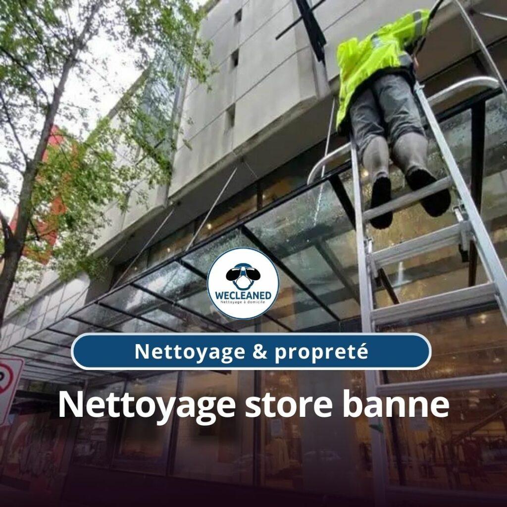 Nettoyage de Store Banne Villiers-sur-Marne 94350