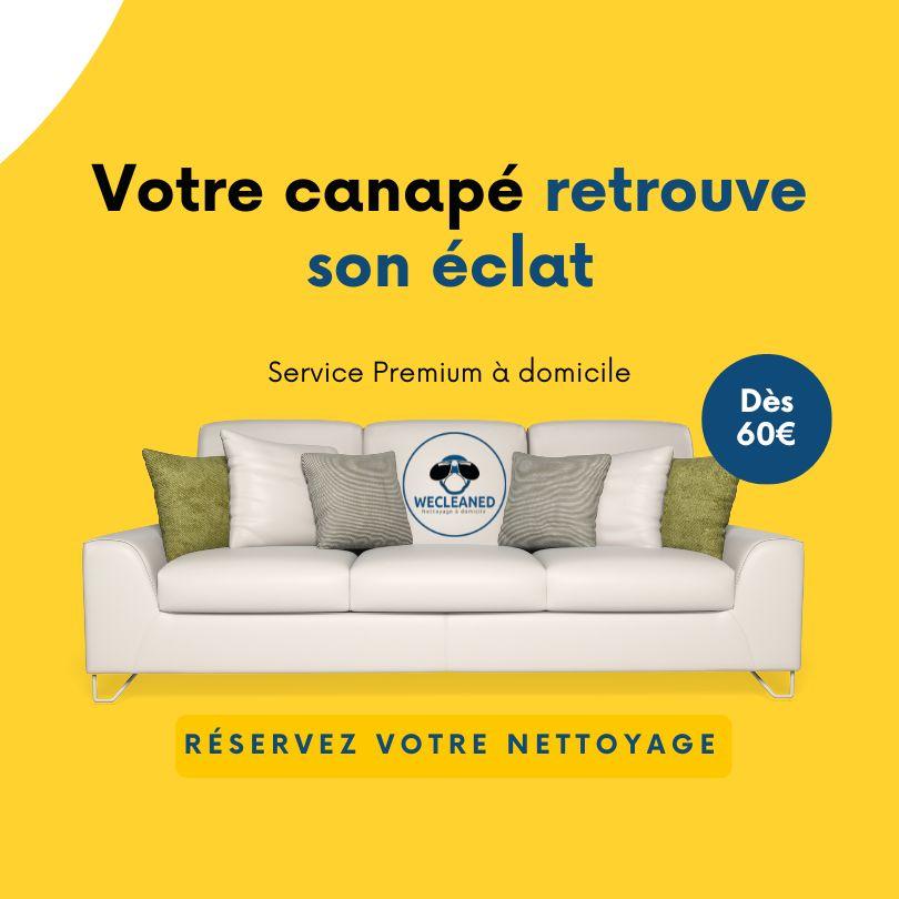 Entreprise de nettoyage de canapé-sofa et fauteuil à domicile