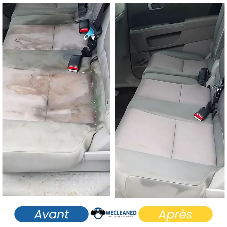 Carrosserie d'une voiture brillante après un lavage écologique