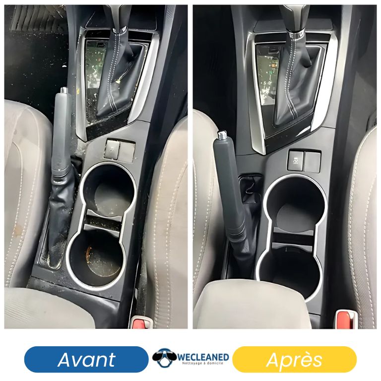 Nettoyage des moquettes et tapis de sol d'une voiture